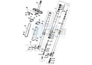 TT S 600 drawing FRONT FORK