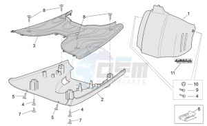 Scarabeo 50 4T E2 drawing Central body II