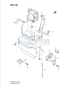 DL650 drawing HYDRAULIC UNIT (DL650AL1 E24)