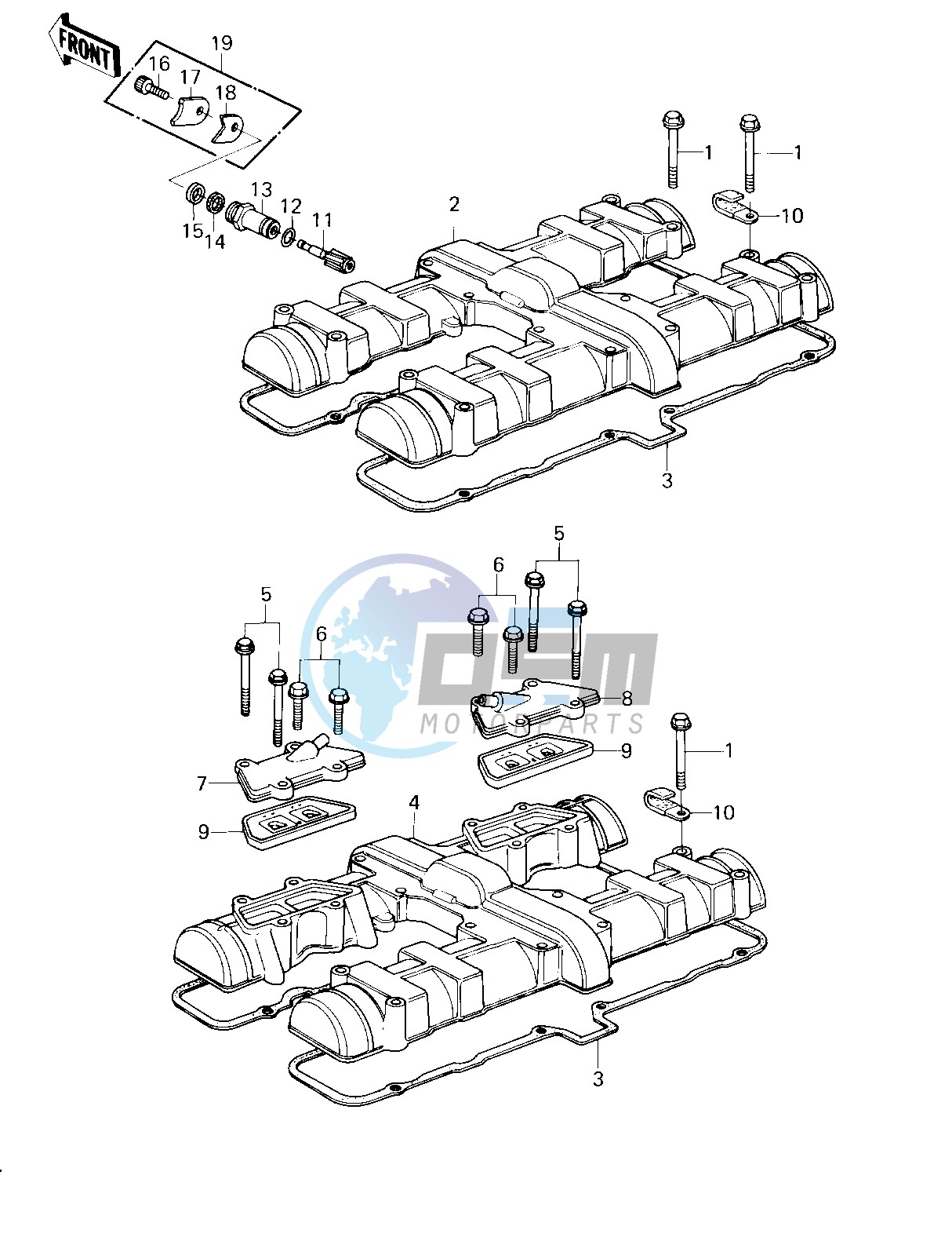 CYLINDER HEAD COVER -- 80 D3- -