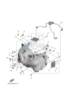 XP530D-A T-MAX DX (BC31) drawing HEADLIGHT