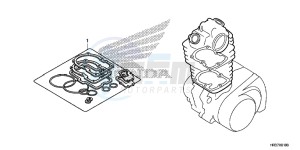 TRX420FM2G TRX420 ED drawing GASKET KIT A