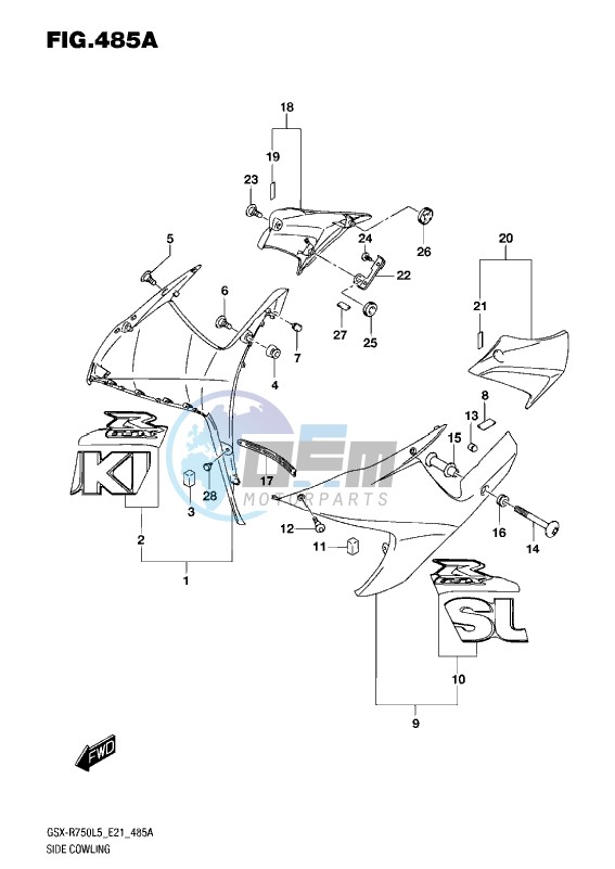 SIDE COWLING L5 (YSF)