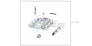 CBF1000SA Europe Direct - (ED / ABS) drawing RR.CARRIER BASE