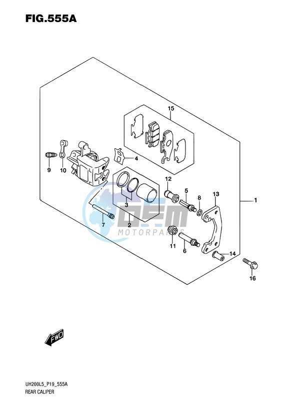 REAR CALIPER