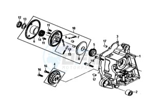 MIO 50I 25KMH (L8) NL EURO4 drawing CRANKCASE  RIGHT / OIL PUMP