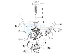 Fly 150 4t e3 drawing Carburetors components