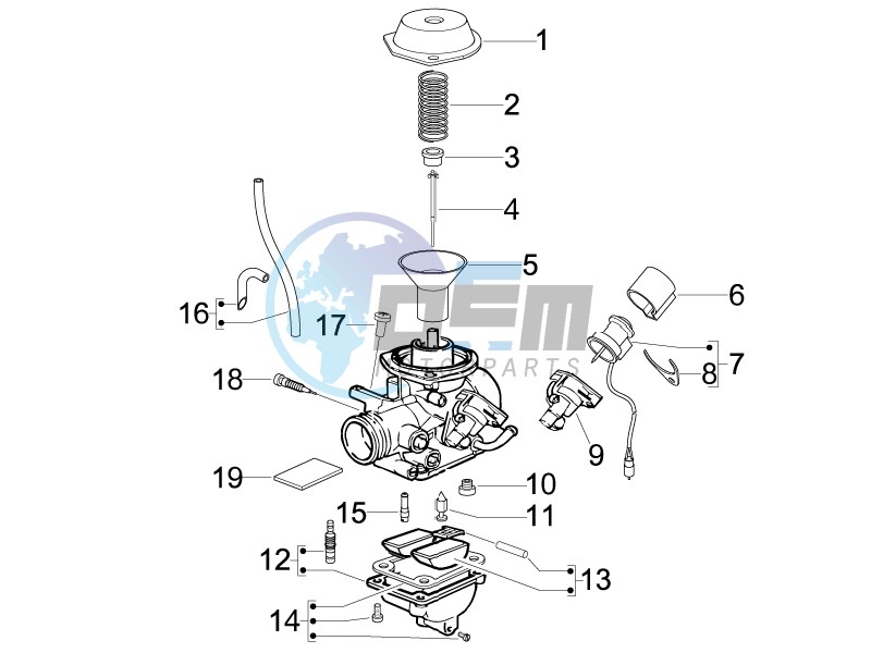 Carburetors components