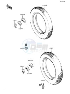 ZG 1200 B [VOYAGER XII] (B6-B9) [VOYAGER XII] drawing TIRES