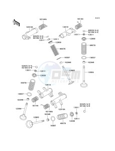 VN 800B [VULCAN 800 CLASSIC] (B6-B9) [VULCAN 800 CLASSIC] drawing VALVE-- S- -