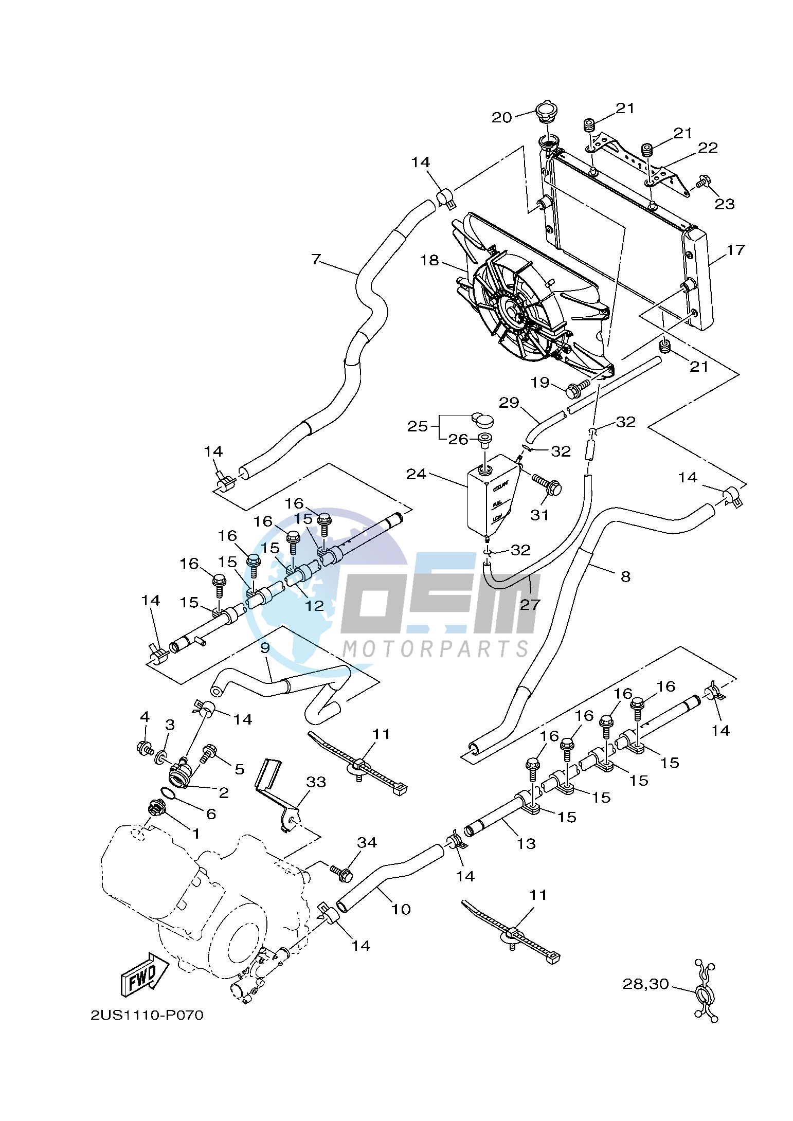 RADIATOR & HOSE