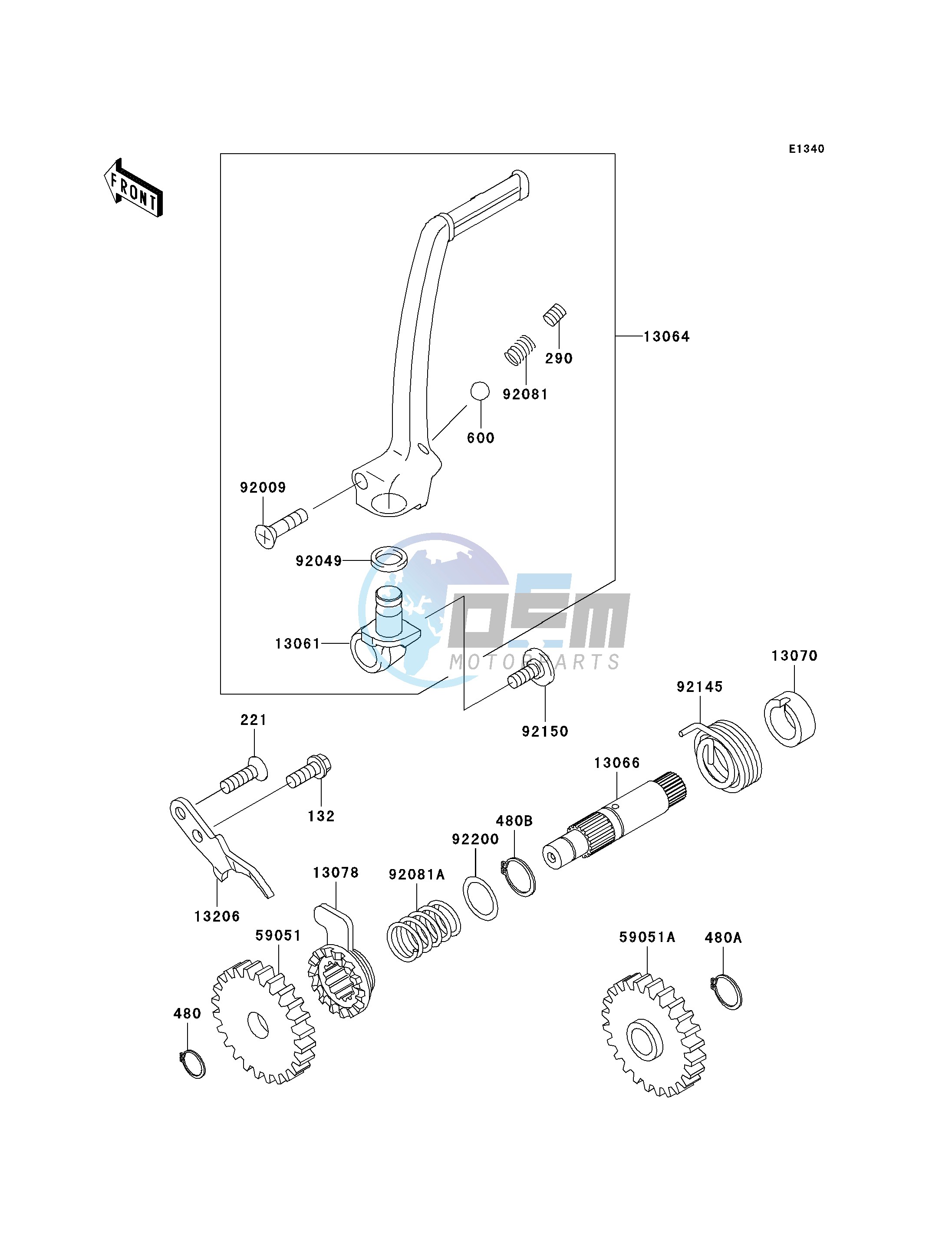 KICKSTARTER MECHANISM