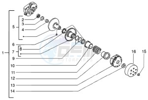 NRG 50 MC3 DT drawing Driven pulley