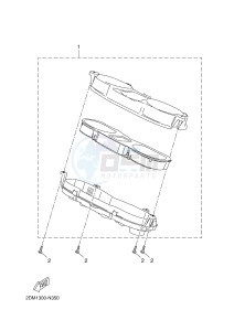 YP250R X-MAX 250 (2DL1 2DL1 2DL1 2DL1) drawing METER