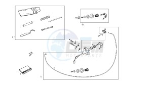 GP1 LOW SEAT - 125 CC VTHPS1B1A EU3 drawing ACCESSORIES