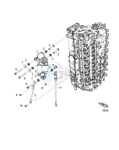 PASSING 125 drawing Starter Motor