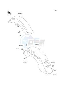 VN 1500 N [VULCAN 1500 CLASSIC] (N4) N4 drawing FENDERS