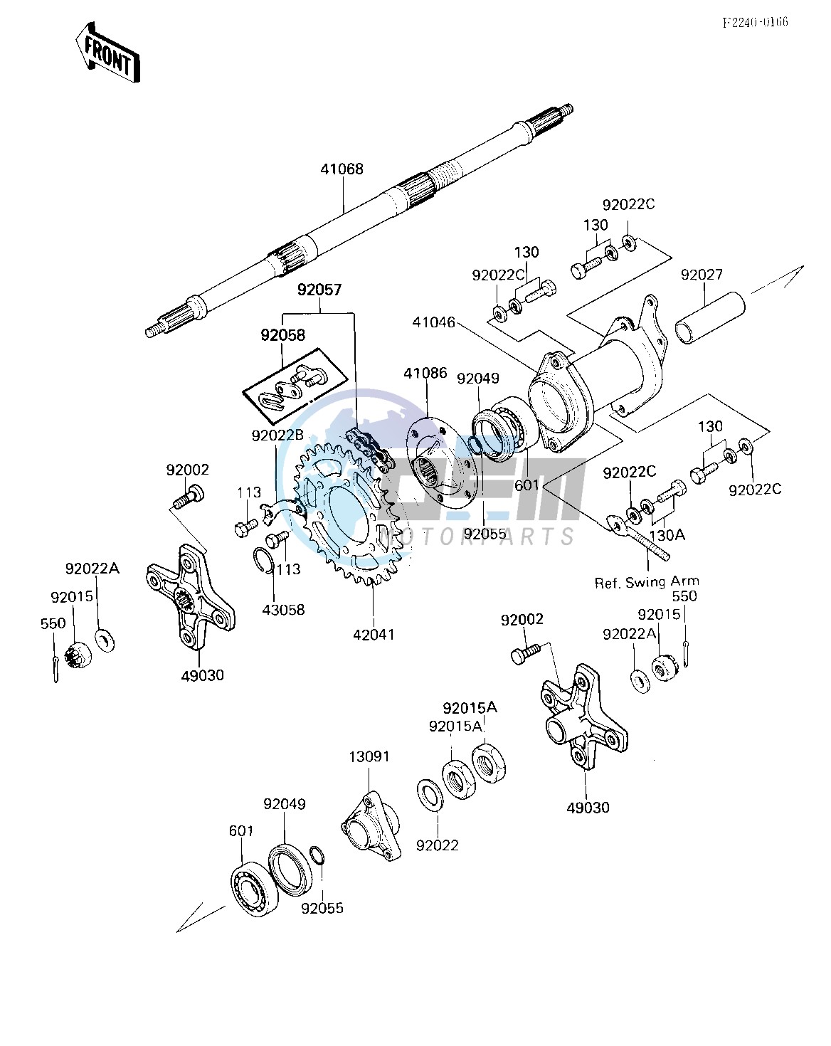 REAR HUB_AXLE_CHAIN -- 85 A2- -