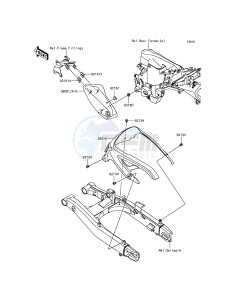 VULCAN S ABS EN650BGF XX (EU ME A(FRICA) drawing Side Covers/Chain Cover