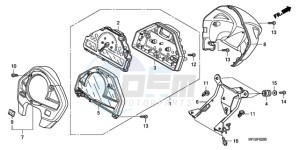 CB600FAA Europe Direct - (ED / ABS 25K) drawing METER