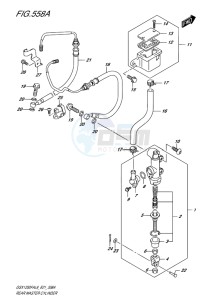 GSX-1250F ABS EU drawing REAR MASTER CYLINDER