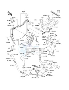 ZX 900 E [NINJA ZX-9R] (E1-E2) [NINJA ZX-9R] drawing RADIATOR