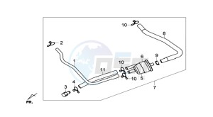 GTS 300i 2012 drawing AIRFILTER