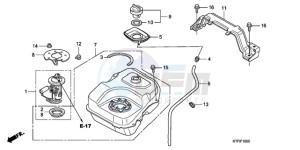 SH1259 Europe Direct - (ED) drawing FUEL TANK