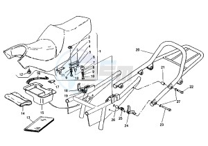 ROADSTER 125 drawing SEAT-CARRIER