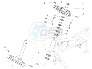 V7 III Stone 750 e4 (EMEA) drawing Steering