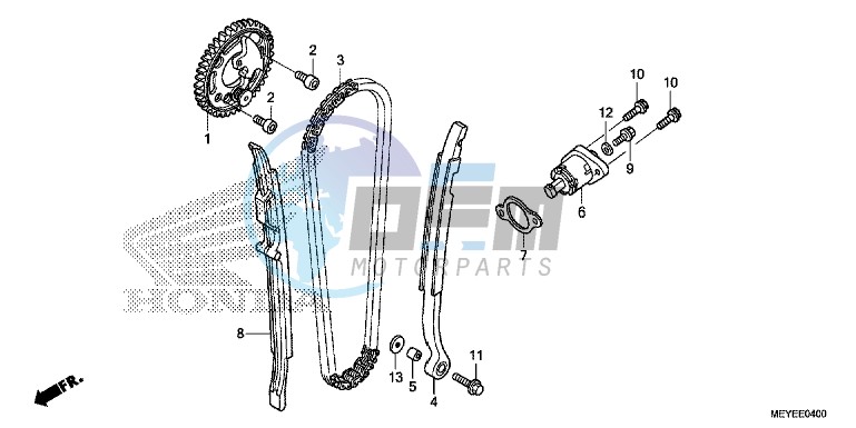 CAM CHAIN/TENSIONER