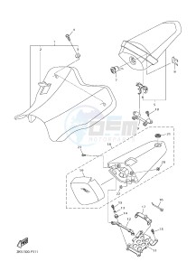 YZF-R1M 998 R1 (2KS1 2KS2) drawing SEAT