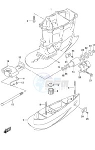 DF 300AP drawing Drive Shaft Housing w/Transom (XX)