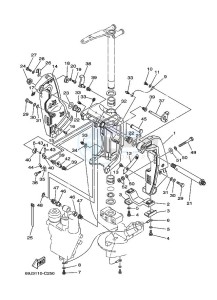 LF225TXRD drawing FRONT-FAIRING-BRACKET