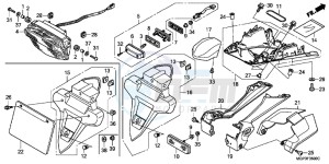 CBR1000RRC drawing TAILLIGHT