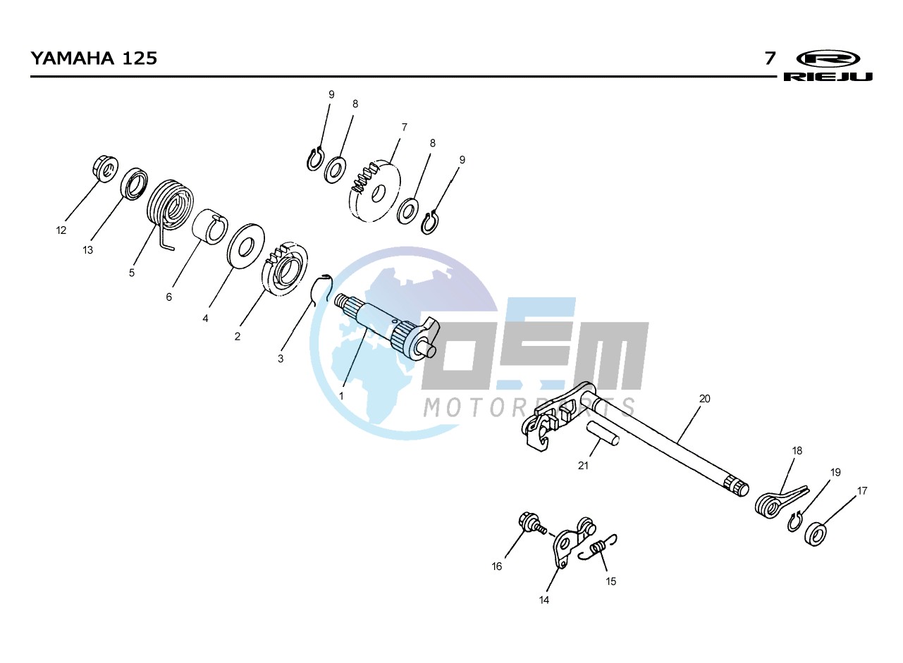 T07  GEAR SHAFT