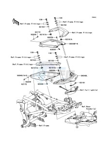 VERSYS KLE650CEF XX (EU ME A(FRICA) drawing Seat Cover