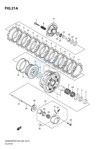 GSX650F (E3-E28) Katana drawing CLUTCH (MODEL K9 L0)