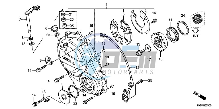 RIGHT CRANKCASE COVER