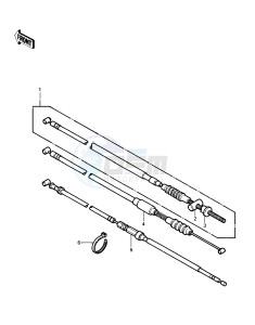 KLT 200 C [KLT200] (C1) | DIFFIRENTIAL AXLE [KLT200] drawing CABLES -- 83 KLT200-C1- -