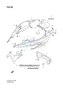 UH125ZE BURGMAN EU drawing FRAME COVER