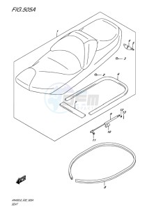 AN400 ABS BURGMAN EU-UK drawing SEAT