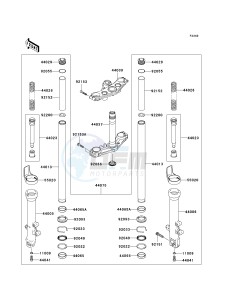 ZR 750 K [Z750S] (K6F) K6F drawing FRONT FORK