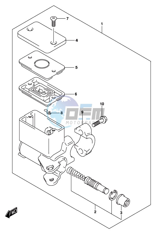 REAR MASTER CYLINDER