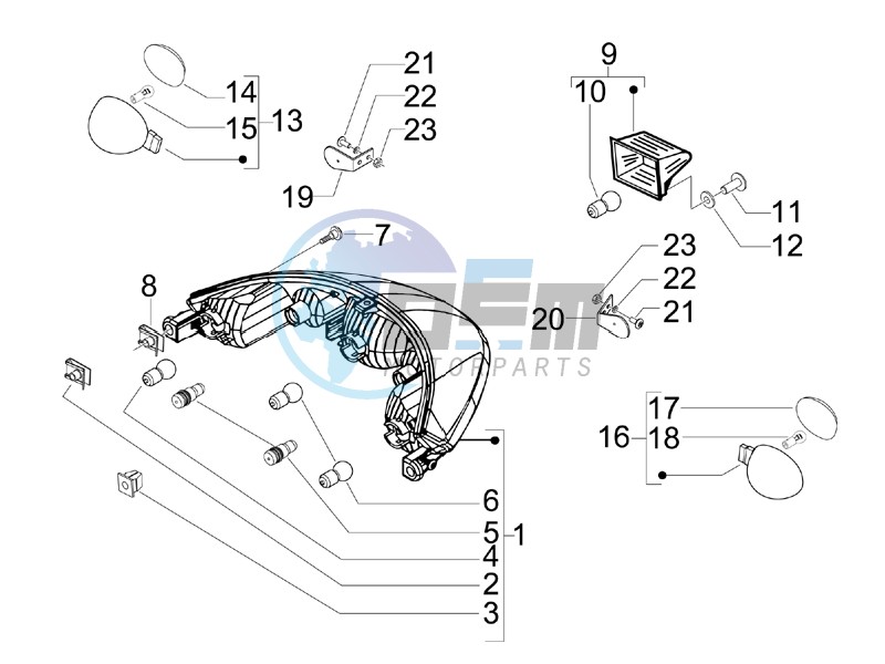 Tail light - Turn signal lamps