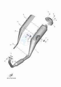 XSR125 MTM125 (BFG1) drawing EXHAUST