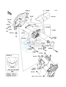 KLX125 KLX125CBF GB XX (EU ME A(FRICA) drawing Headlight(s)