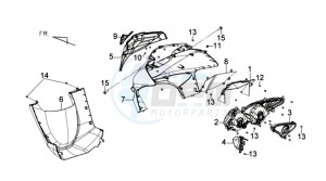 JOYRIDE 125 drawing HEAD LIGHT / INDICATORS