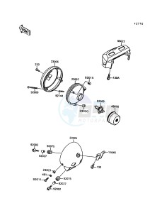 VN 1500 C [VULCAN 1500 L] (C3-C4) [VULCAN 1500 L] drawing HEADLIGHT-- S- -