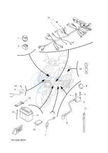 NS50N AEROX NAKED (1PL1 1PL1 1PL1) drawing ELECTRICAL 2